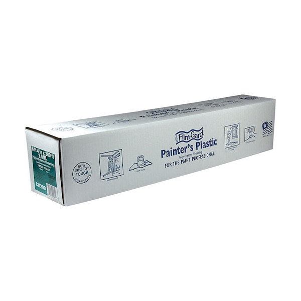 Film-Gard Film-Gard Plastic Sheeting 2 mil X 8.33 ft. W X 200 ft. L Polyethylene Clear 1 pk 625809 - main